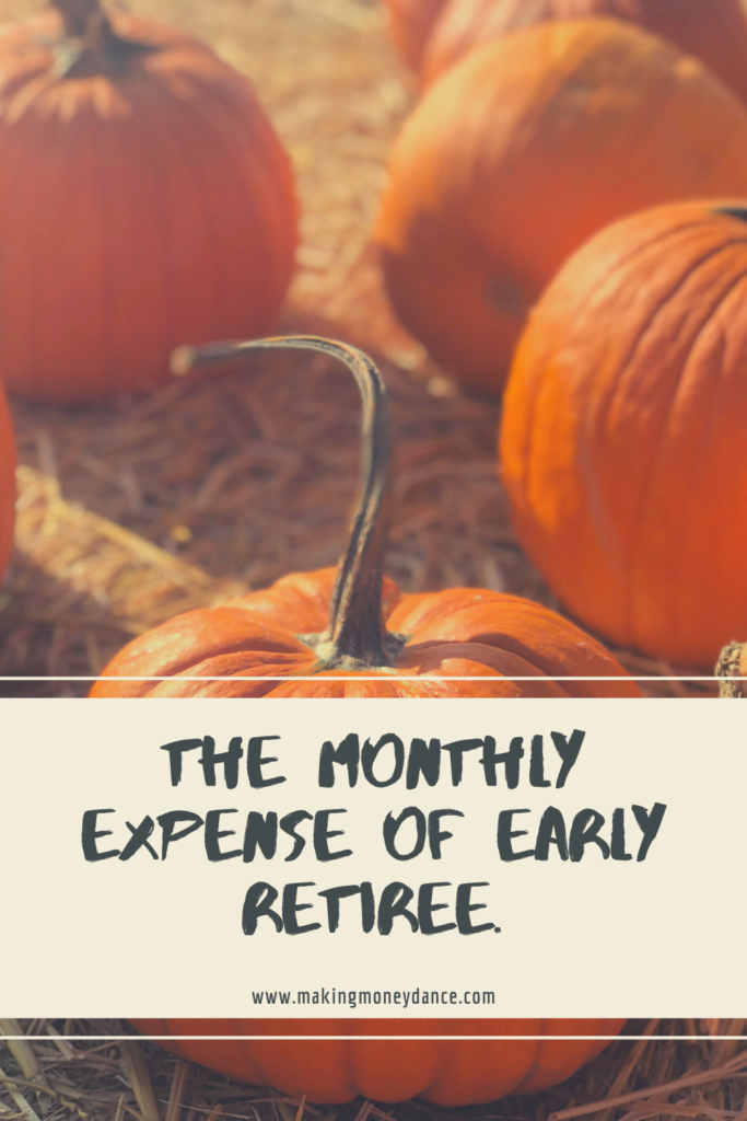 The Monthly Expenses of Early Retiree